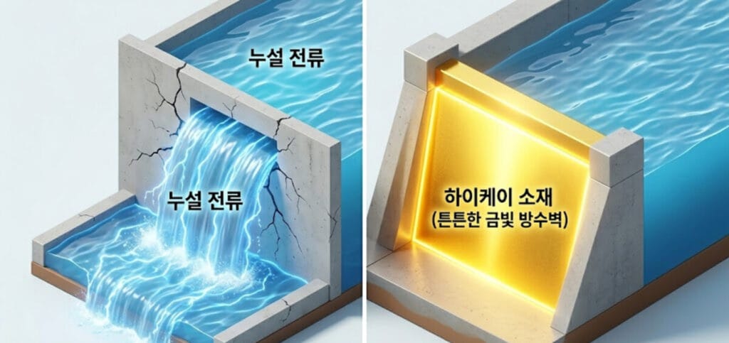 하이케이, High-K, 하이케이 절연막, 반도체 하이케이, 누설 전류