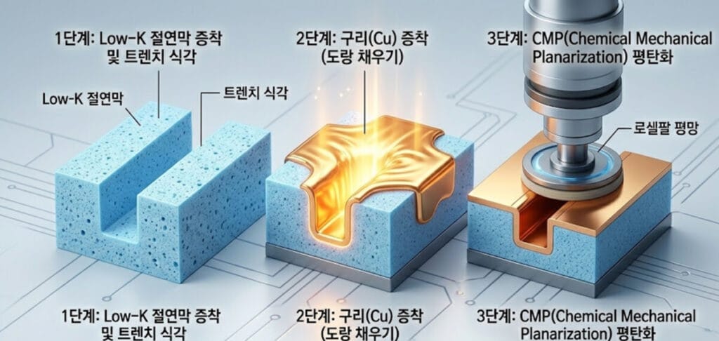 Low-K, 로우케이, 저유전율 절연막, 반도체 배선 공정, High-K Low-K 차이