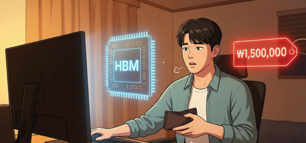 HBM DRAM 차이, HBM 메모리, 일반 DRAM, 인공지능 반도체,GDDR 비교 