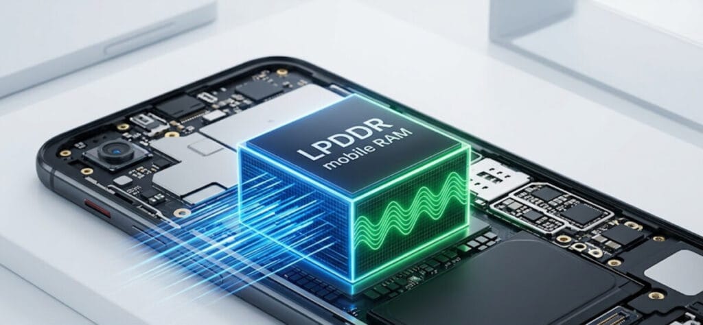 LPDDR, LPDDR5X, 모바일 램, 스마트폰 메모리, LPDDR6